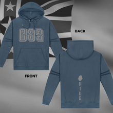 Load image into Gallery viewer, Rep the Code Hoodie - Bluestone