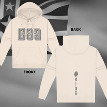 Load image into Gallery viewer, Rep the Code Hoodie - Ivory