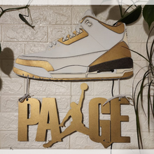Load image into Gallery viewer, Jordan Retro 3 LED Wall Hanging - With Name