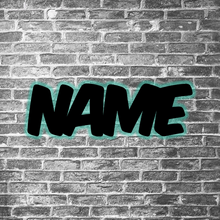 Load image into Gallery viewer, LED Wall Hanging - Komika font example