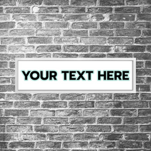 Load image into Gallery viewer, LED Long Frame - White example