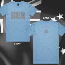 Load image into Gallery viewer, Rep the Code Tee - Carolina Blue (PRE ORDERS)
