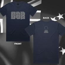 Load image into Gallery viewer, Rep the Code Tee - Midnight Blue (PRE ORDERS)
