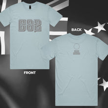 Load image into Gallery viewer, Rep the Code Tee - Pale Blue (PRE ORDERS)
