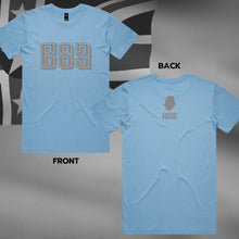 Load image into Gallery viewer, Rep the Code Tee - Carolina Blue (PRE ORDERS)
