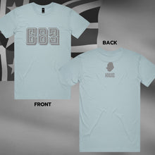 Load image into Gallery viewer, Rep the Code Tee - Pale Blue (PRE ORDERS)
