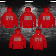 Load image into Gallery viewer, Rep the Code Hoodie - Red (PRE ORDERS)
