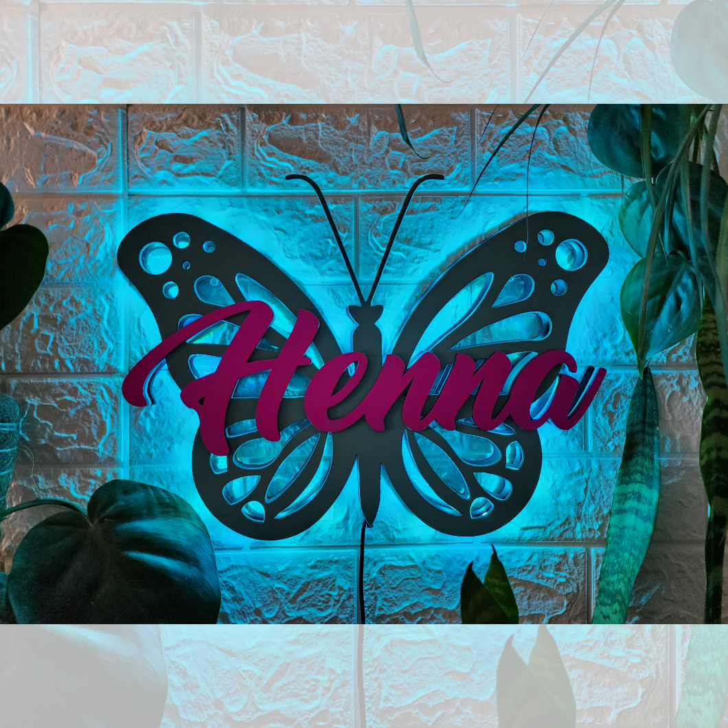 Butterfly LED Wall Hanging